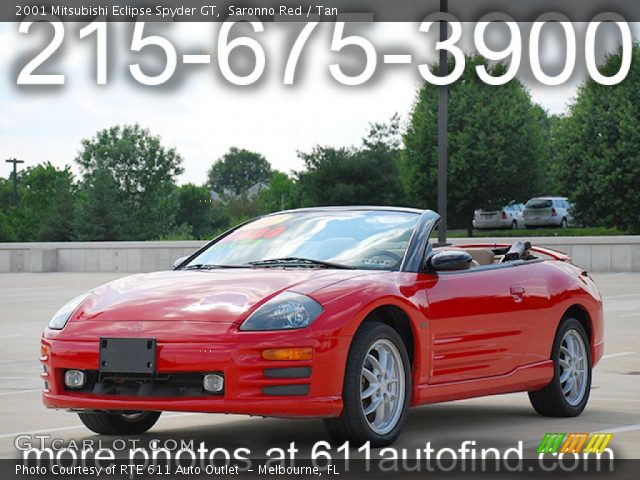 2001 Mitsubishi Eclipse Spyder GT in Saronno Red