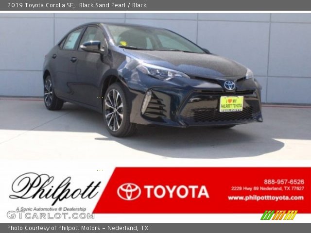 2019 Toyota Corolla SE in Black Sand Pearl