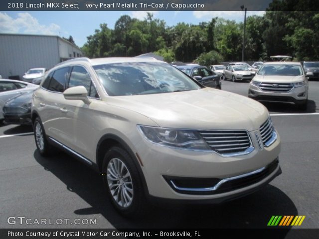 2018 Lincoln MKX Select in Ivory Pearl Metallic Tri-Coat
