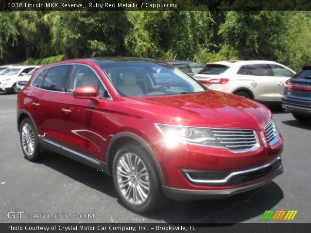 2018 Lincoln MKX Reserve in Ruby Red Metallic