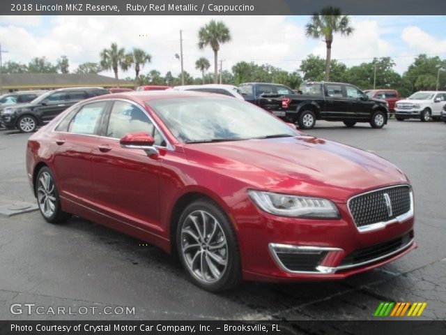 2018 Lincoln MKZ Reserve in Ruby Red Metallic