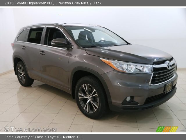 2016 Toyota Highlander XLE in Predawn Gray Mica