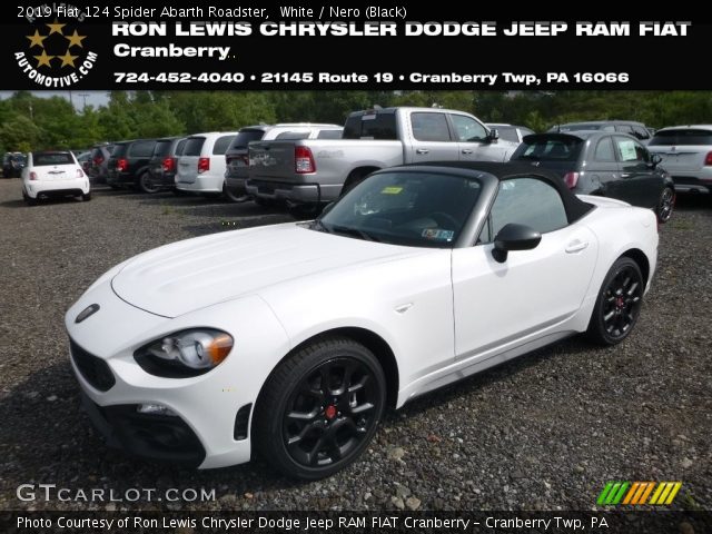 2019 Fiat 124 Spider Abarth Roadster in White