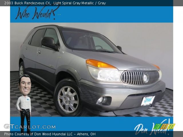 2003 Buick Rendezvous CX in Light Spiral Gray Metallic