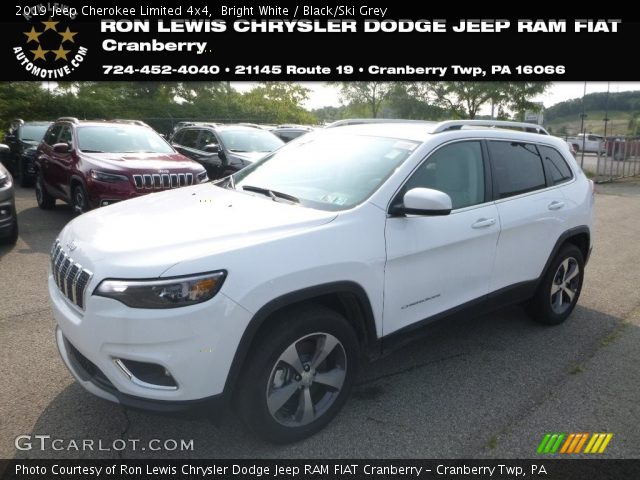 2019 Jeep Cherokee Limited 4x4 in Bright White