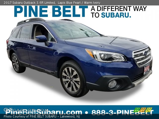 2017 Subaru Outback 3.6R Limited in Lapis Blue Pearl