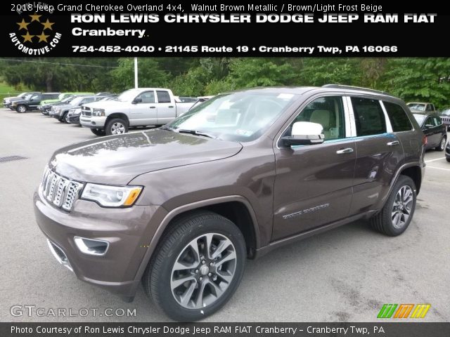 2018 Jeep Grand Cherokee Overland 4x4 in Walnut Brown Metallic