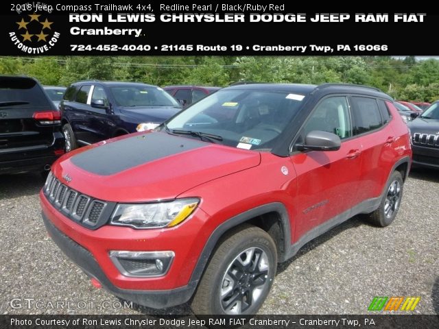 2018 Jeep Compass Trailhawk 4x4 in Redline Pearl