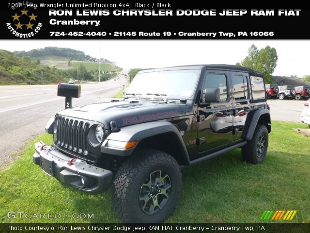 2018 Jeep Wrangler Unlimited Rubicon 4x4 in Black