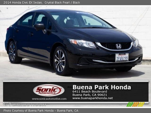 2014 Honda Civic EX Sedan in Crystal Black Pearl