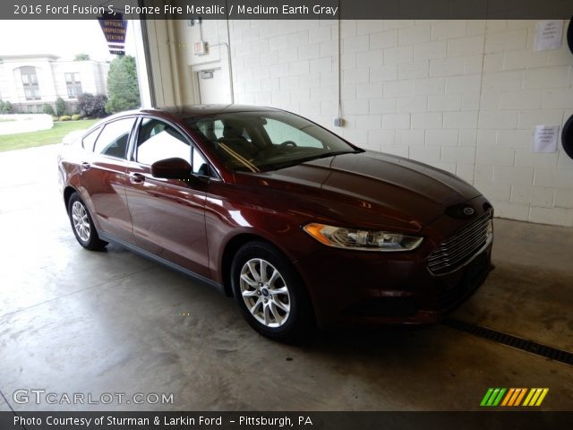 2016 Ford Fusion S in Bronze Fire Metallic