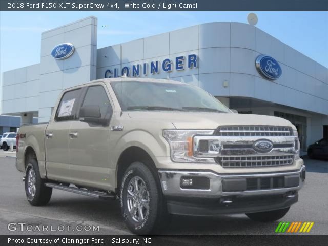 2018 Ford F150 XLT SuperCrew 4x4 in White Gold