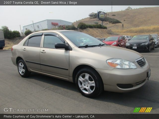 2007 Toyota Corolla CE in Desert Sand Mica