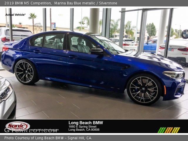 2019 BMW M5 Competition in Marina Bay Blue metallic