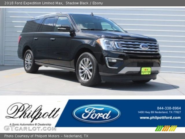 2018 Ford Expedition Limited Max in Shadow Black