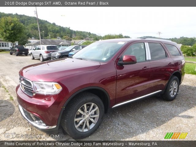 2018 Dodge Durango SXT AWD in Octane Red Pearl