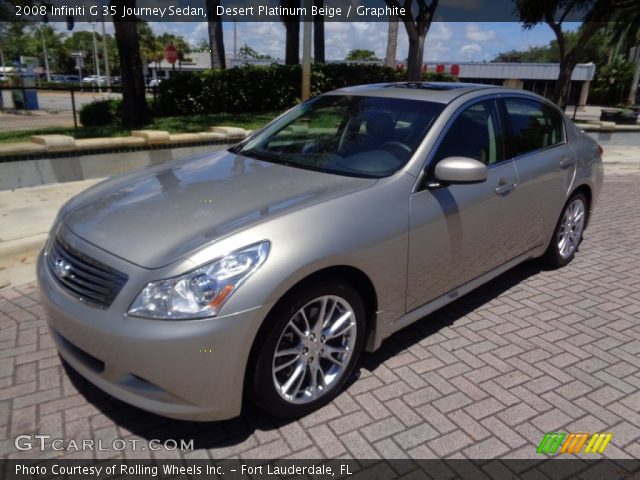 2008 Infiniti G 35 Journey Sedan in Desert Platinum Beige