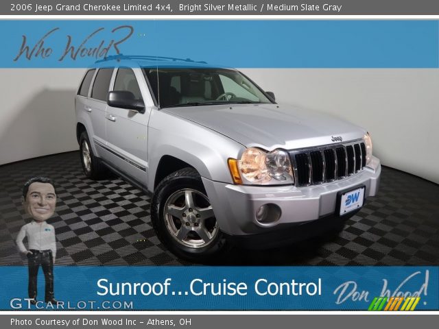 2006 Jeep Grand Cherokee Limited 4x4 in Bright Silver Metallic