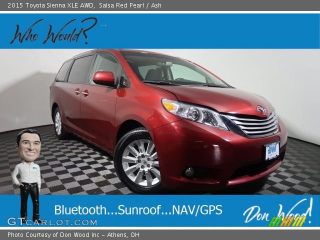 2015 Toyota Sienna XLE AWD in Salsa Red Pearl