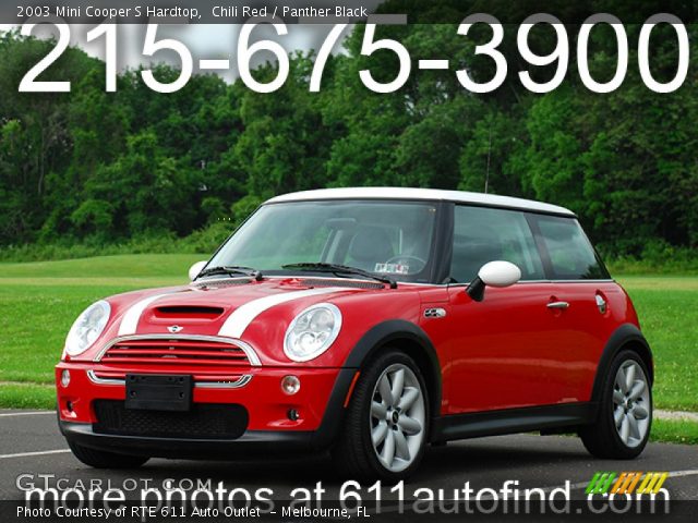 2003 Mini Cooper S Hardtop in Chili Red