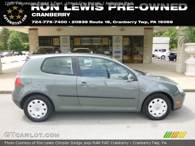 2008 Volkswagen Rabbit 2 Door in United Grey Metallic