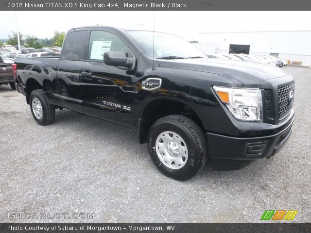 2018 Nissan TITAN XD S King Cab 4x4 in Magnetic Black