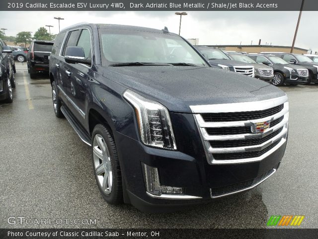 2019 Cadillac Escalade ESV Luxury 4WD in Dark Adriatic Blue Metallic