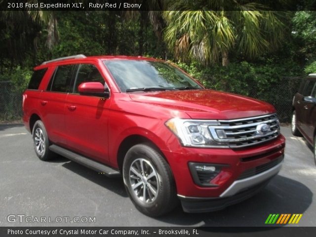 2018 Ford Expedition XLT in Ruby Red