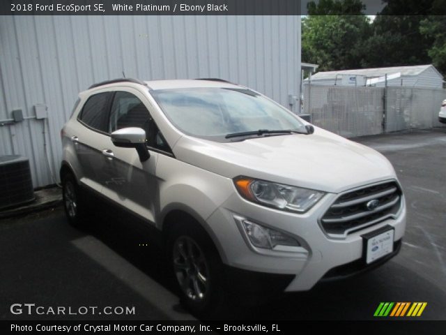 2018 Ford EcoSport SE in White Platinum