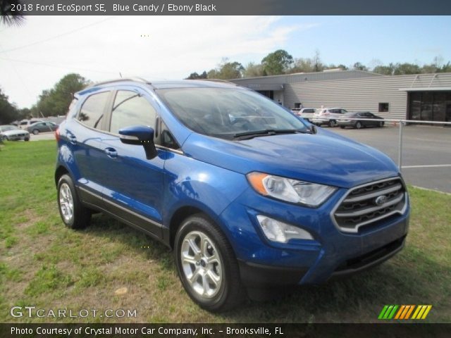 2018 Ford EcoSport SE in Blue Candy