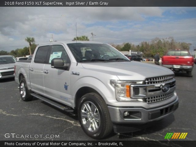 2018 Ford F150 XLT SuperCrew in Ingot Silver