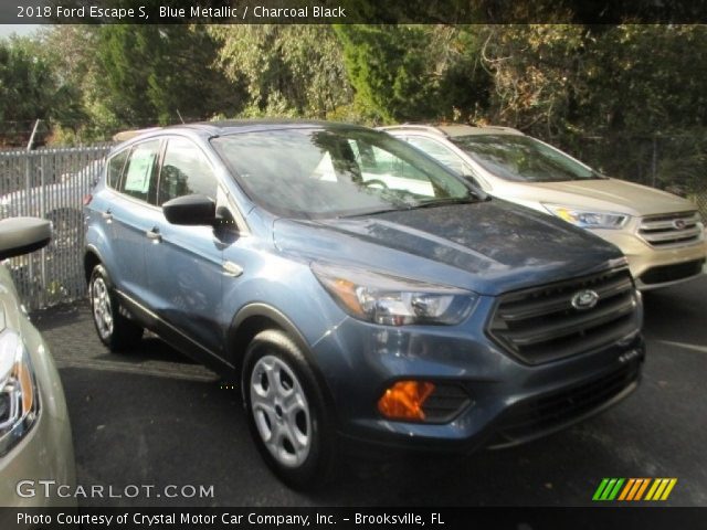 2018 Ford Escape S in Blue Metallic