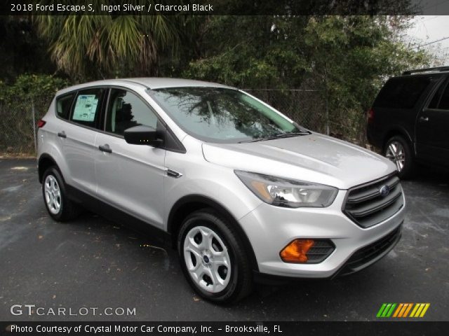 2018 Ford Escape S in Ingot Silver