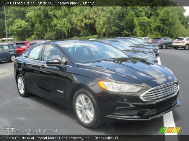 2018 Ford Fusion Hybrid SE in Shadow Black
