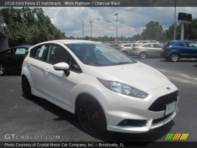 2018 Ford Fiesta ST Hatchback in White Platinum