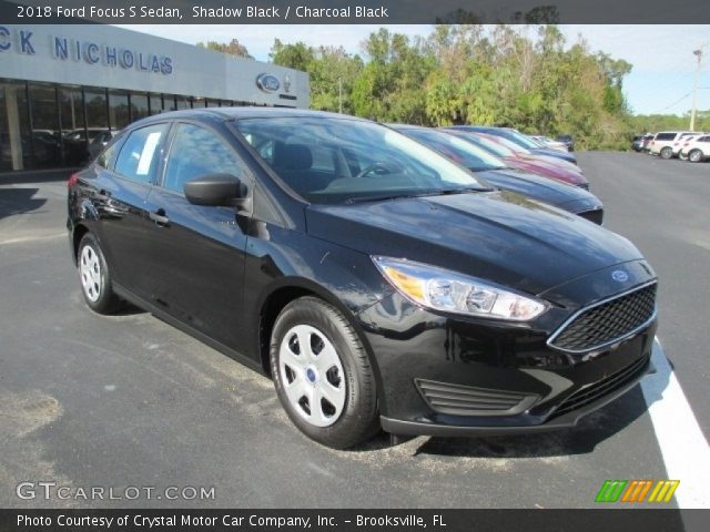 2018 Ford Focus S Sedan in Shadow Black