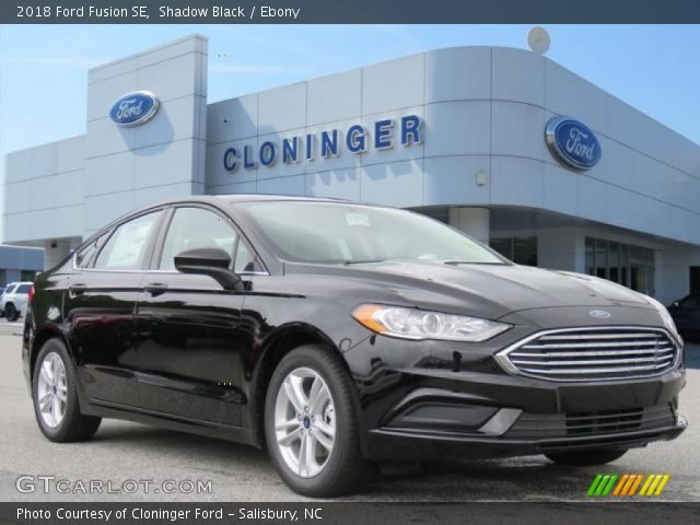 2018 Ford Fusion SE in Shadow Black