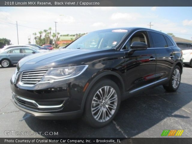 2018 Lincoln MKX Reserve in Black Velvet