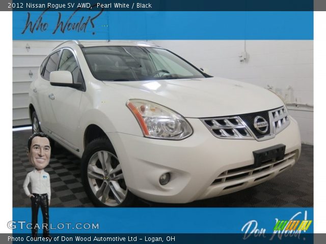 2012 Nissan Rogue SV AWD in Pearl White