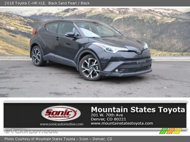 2018 Toyota C-HR XLE in Black Sand Pearl