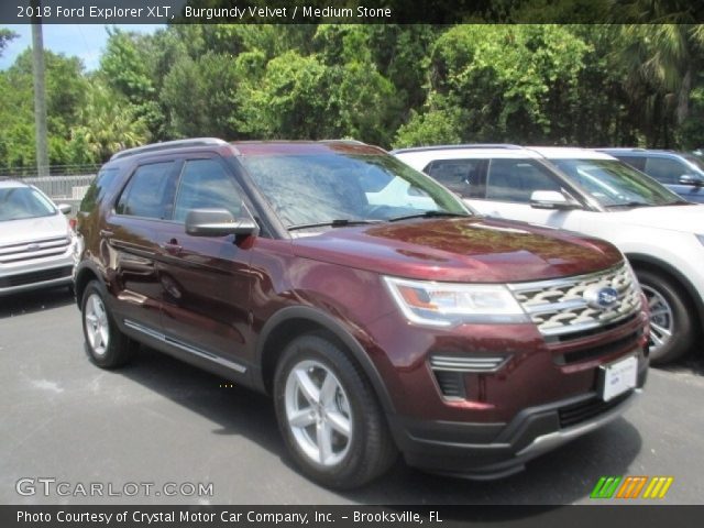 2018 Ford Explorer XLT in Burgundy Velvet