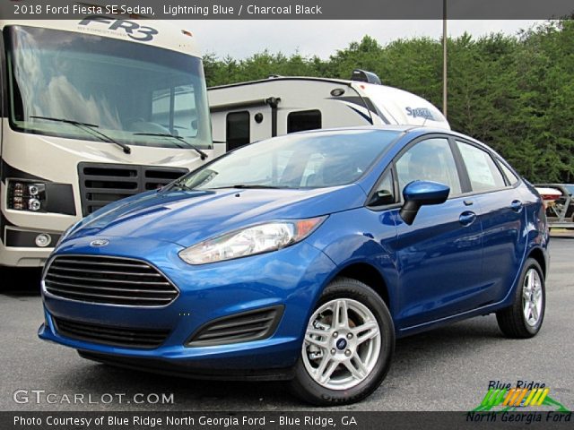 2018 Ford Fiesta SE Sedan in Lightning Blue