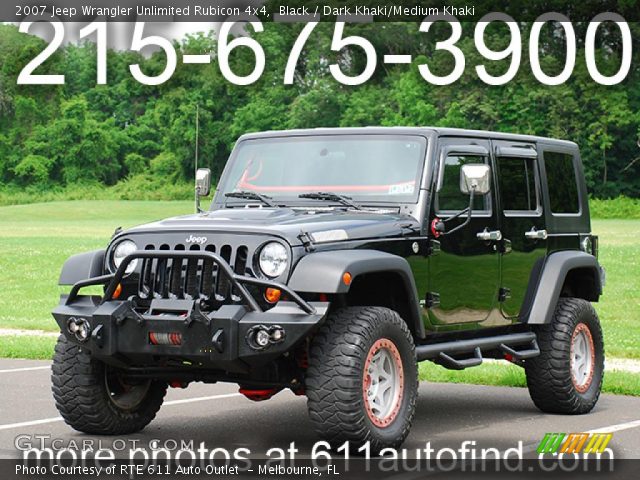 2007 Jeep Wrangler Unlimited Rubicon 4x4 in Black