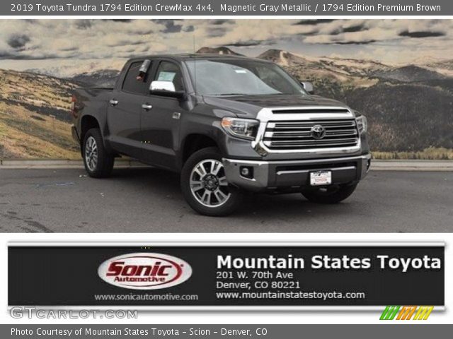 2019 Toyota Tundra 1794 Edition CrewMax 4x4 in Magnetic Gray Metallic