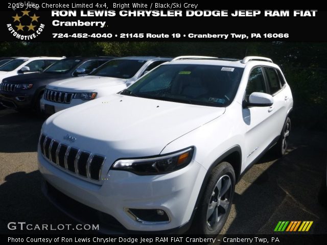 2019 Jeep Cherokee Limited 4x4 in Bright White