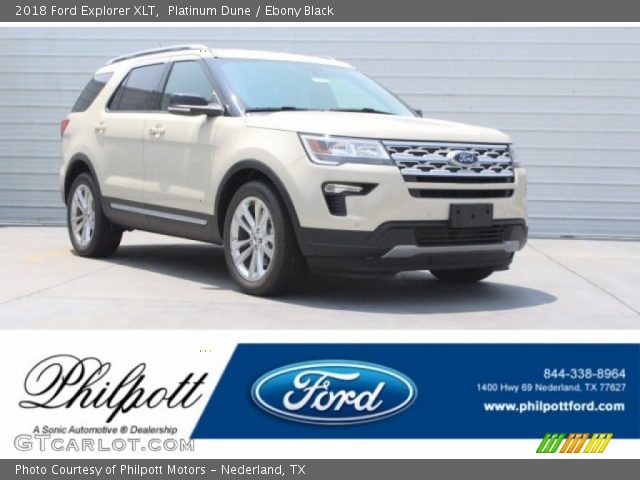 2018 Ford Explorer XLT in Platinum Dune