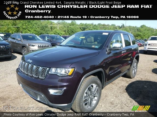 2018 Jeep Grand Cherokee Limited 4x4 in Sangria Metallic