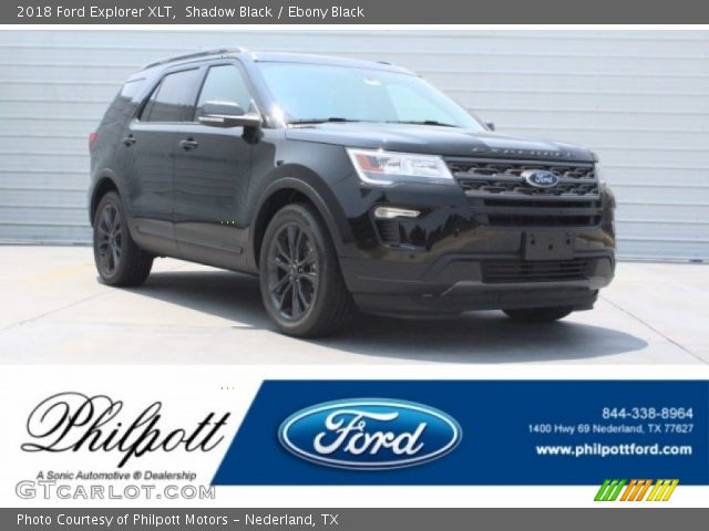 2018 Ford Explorer XLT in Shadow Black