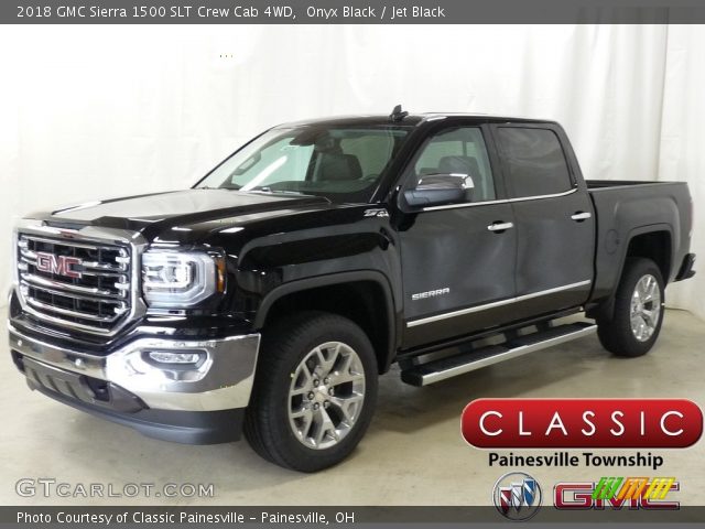 2018 GMC Sierra 1500 SLT Crew Cab 4WD in Onyx Black