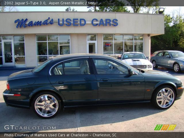 2002 Jaguar S-Type 3.0 in Aspen Green Metallic